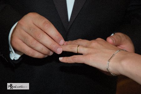 photo mariage bague doigt